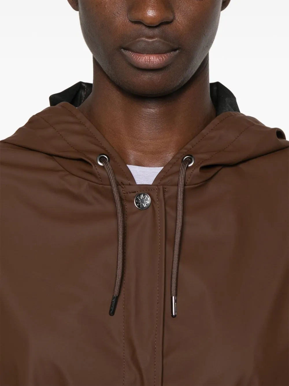 A-Line long raincoat