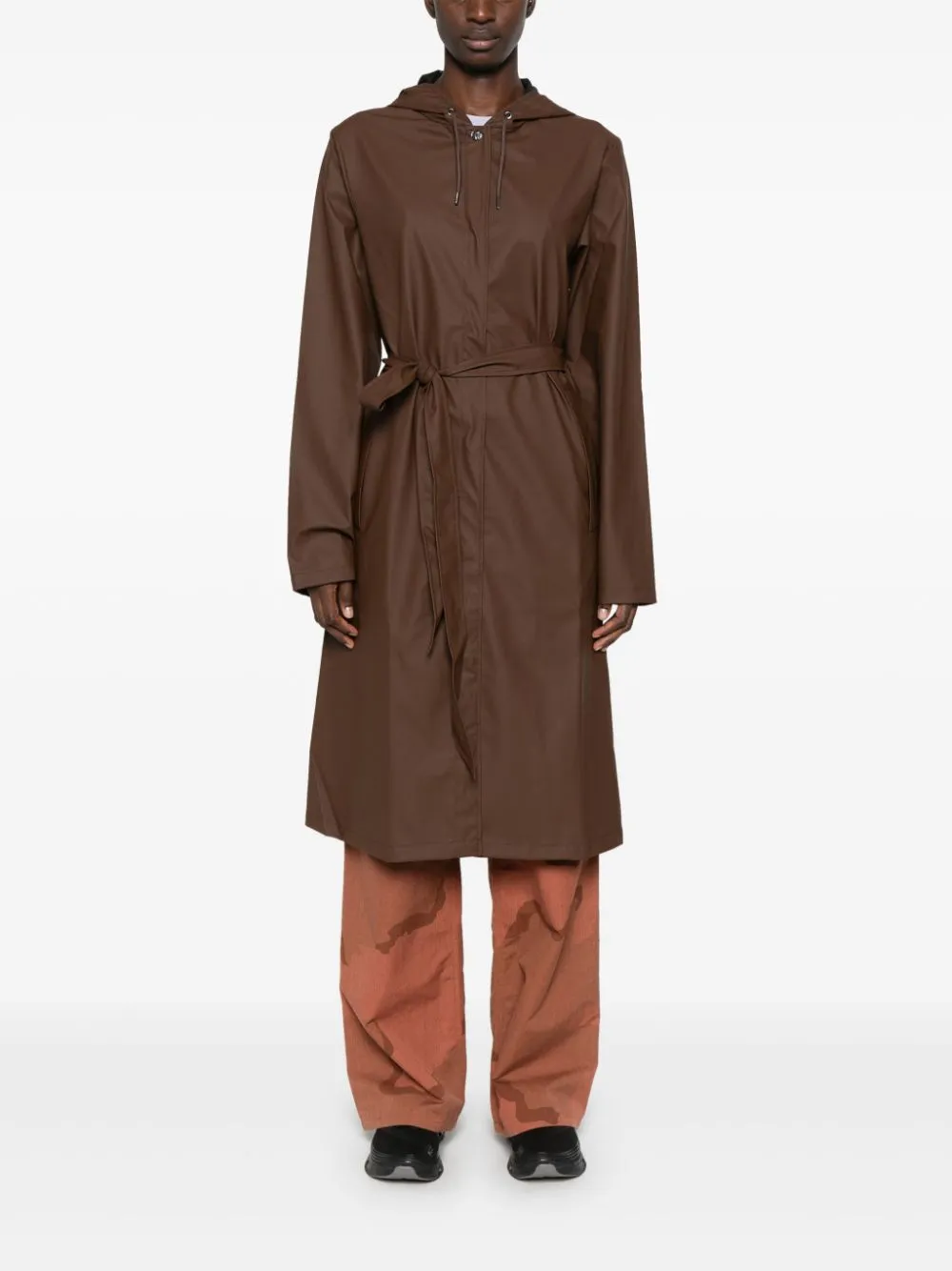 A-Line long raincoat