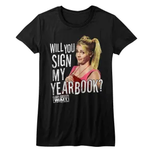 Cant Hardly Wait Yearbook Girl Women's T-Shirt