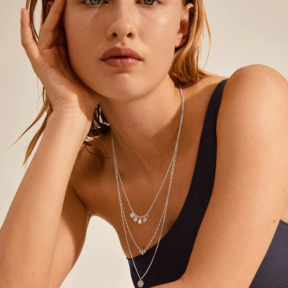 Carol Silver Plated Necklace