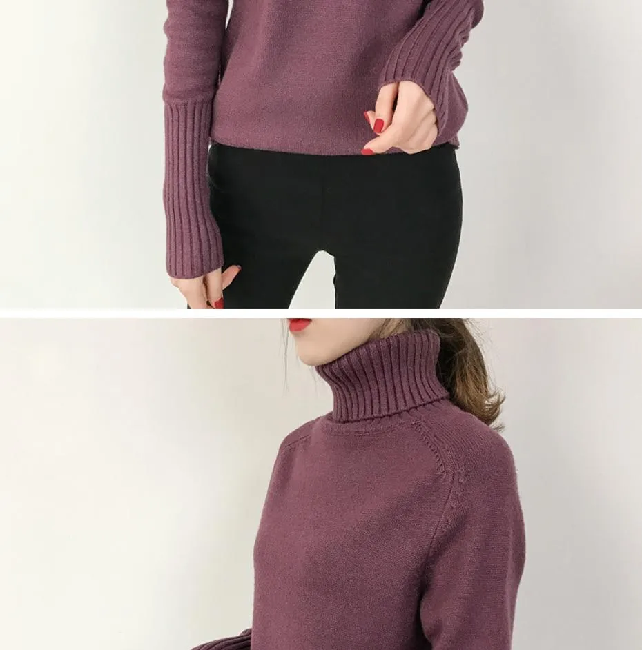 Darling Cashmere Turtleneck Sweater