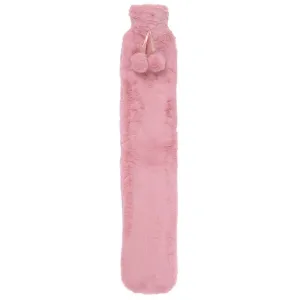 Hodge & Hodge 72cm Long Hot Water Bottle Faux Fur Cover 2L