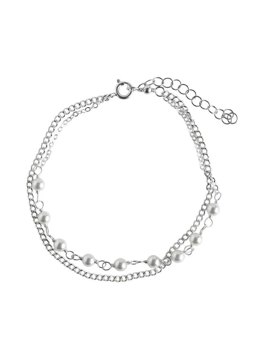 Jasmine Silver Bracelet