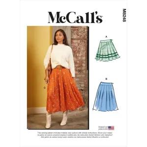 McCall's Pattern M8248 Misses' Skirts