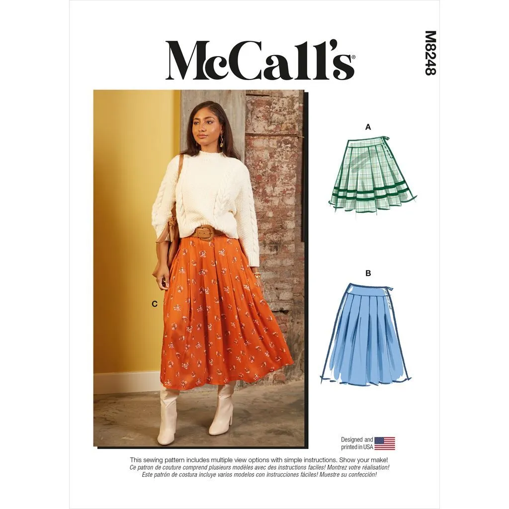 McCall's Pattern M8248 Misses' Skirts
