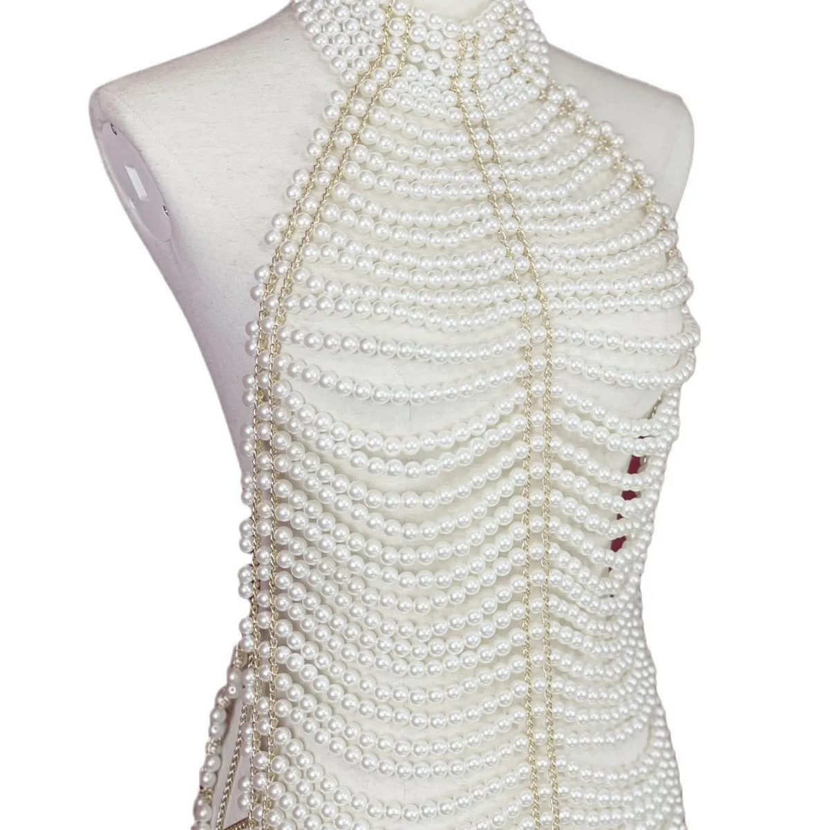 Pearl Essence Bliss: Shoreline Seduction Dress