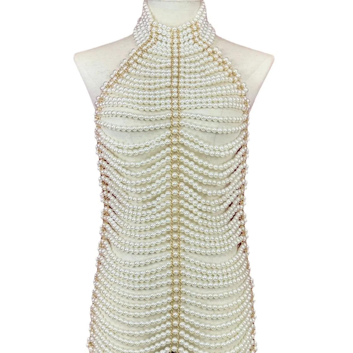 Pearl Essence Bliss: Shoreline Seduction Dress