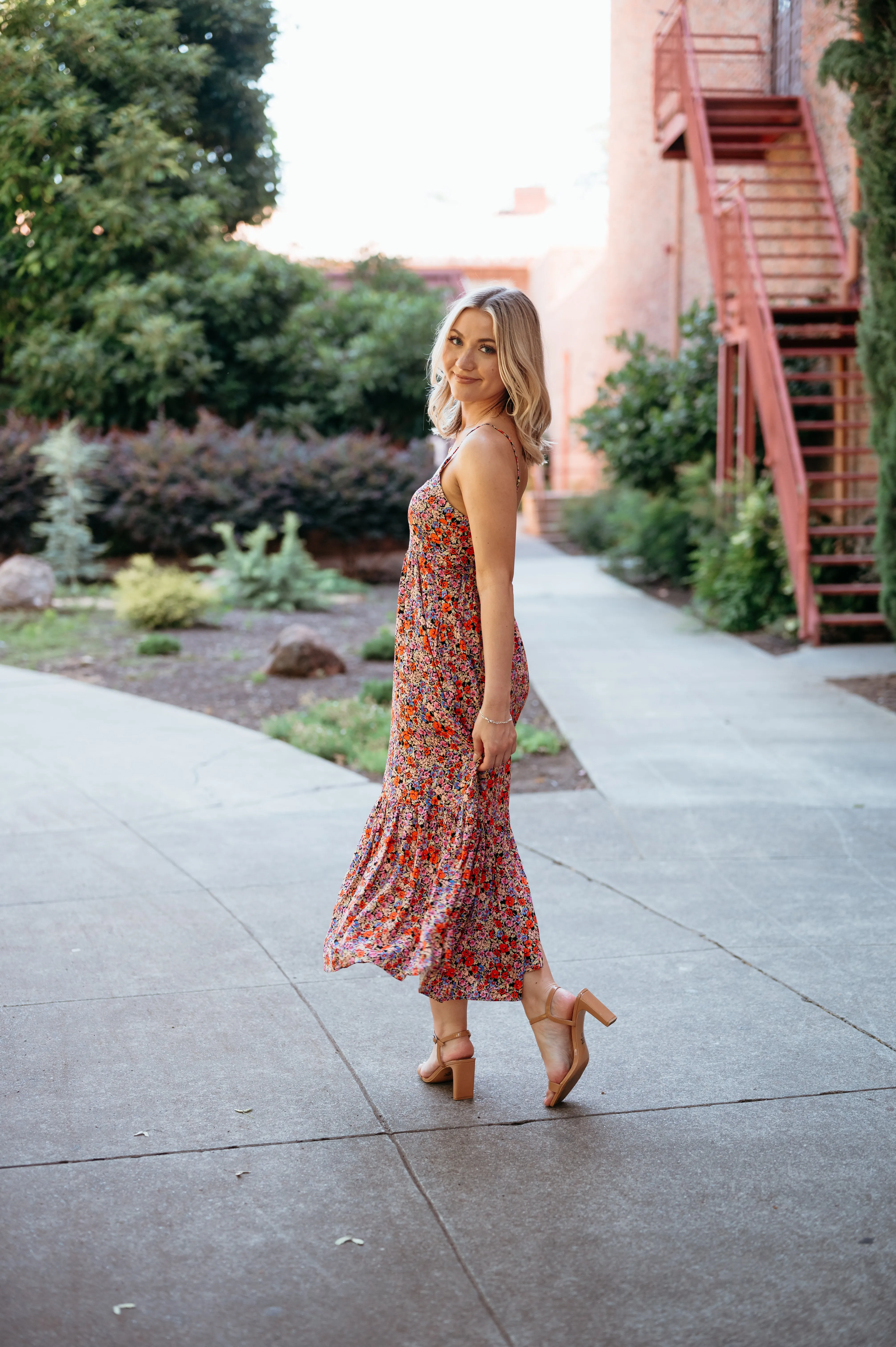 Rennee Floral Tiered Maxi Dress