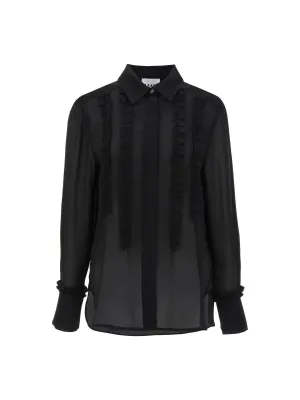 Ruffled Chiffon Blouse