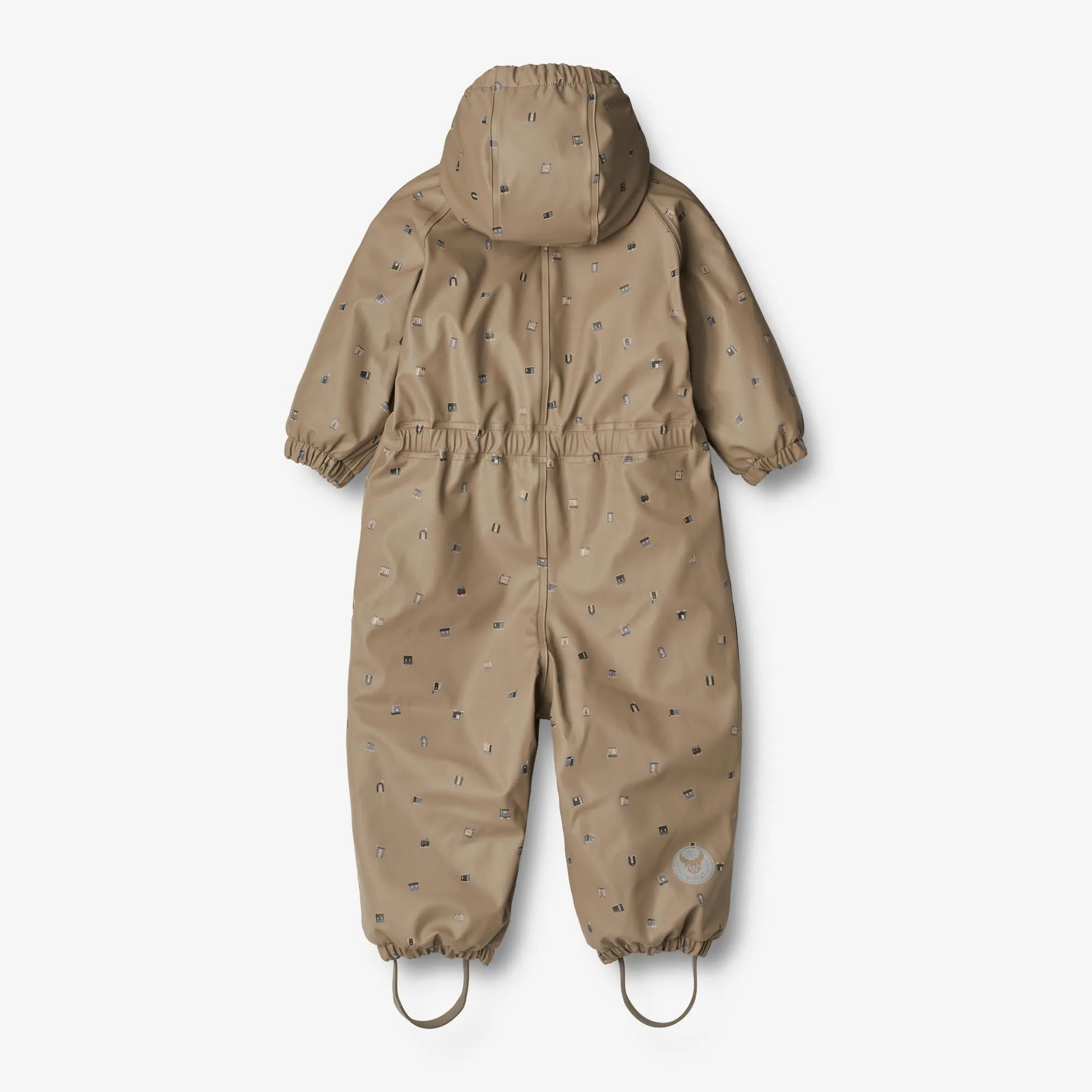 Thermo Rainsuit Aiko | Baby - dry grey houses