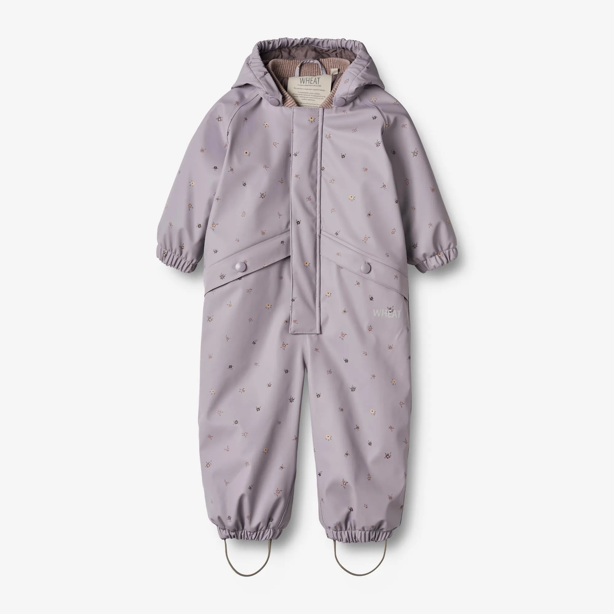 Thermo Rainsuit Aiko | Baby - lavender flowers