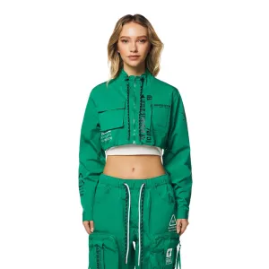 Utility Full Zip Jacket - Kelly Green