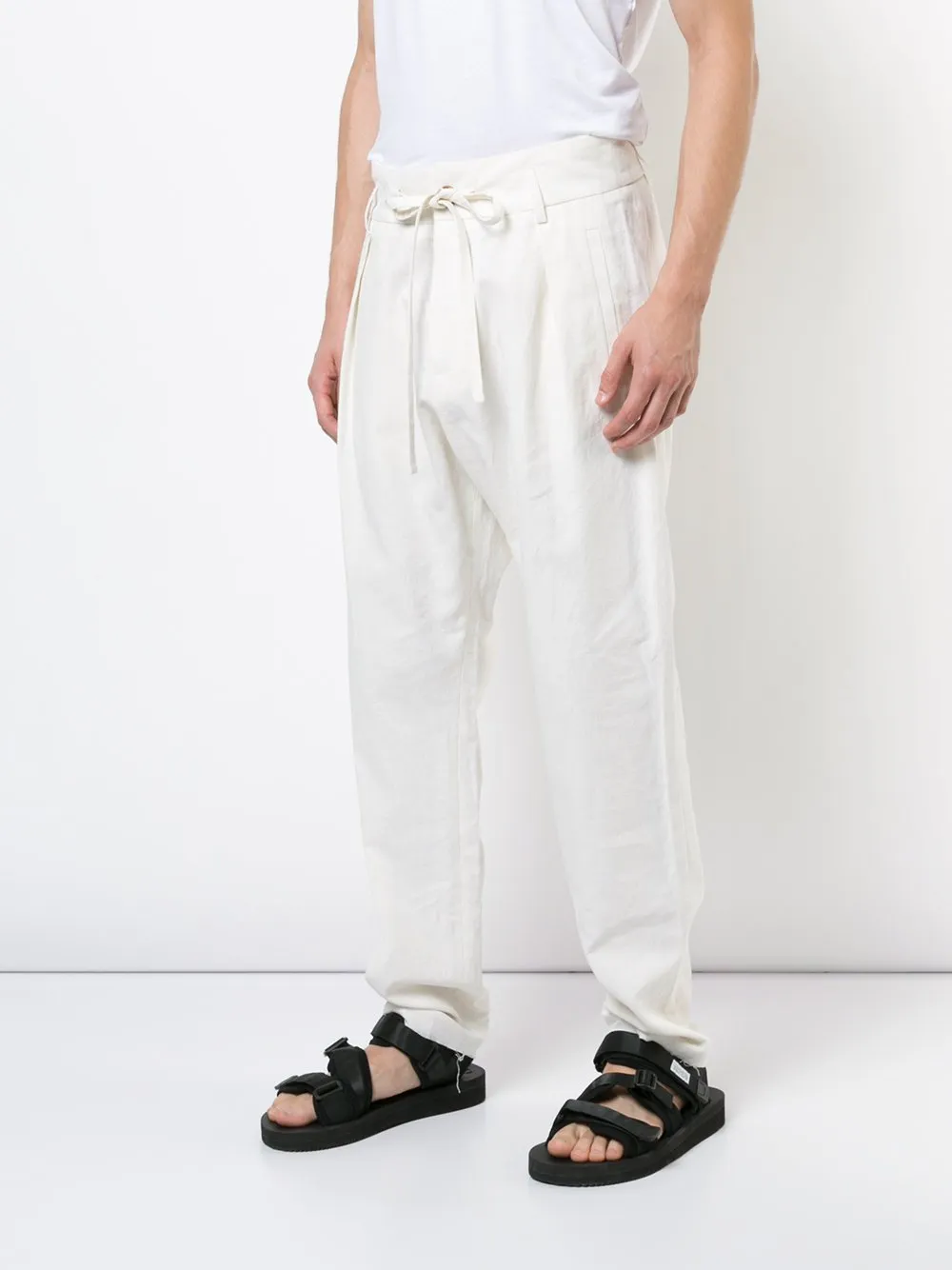 Woven Pleated Trousers