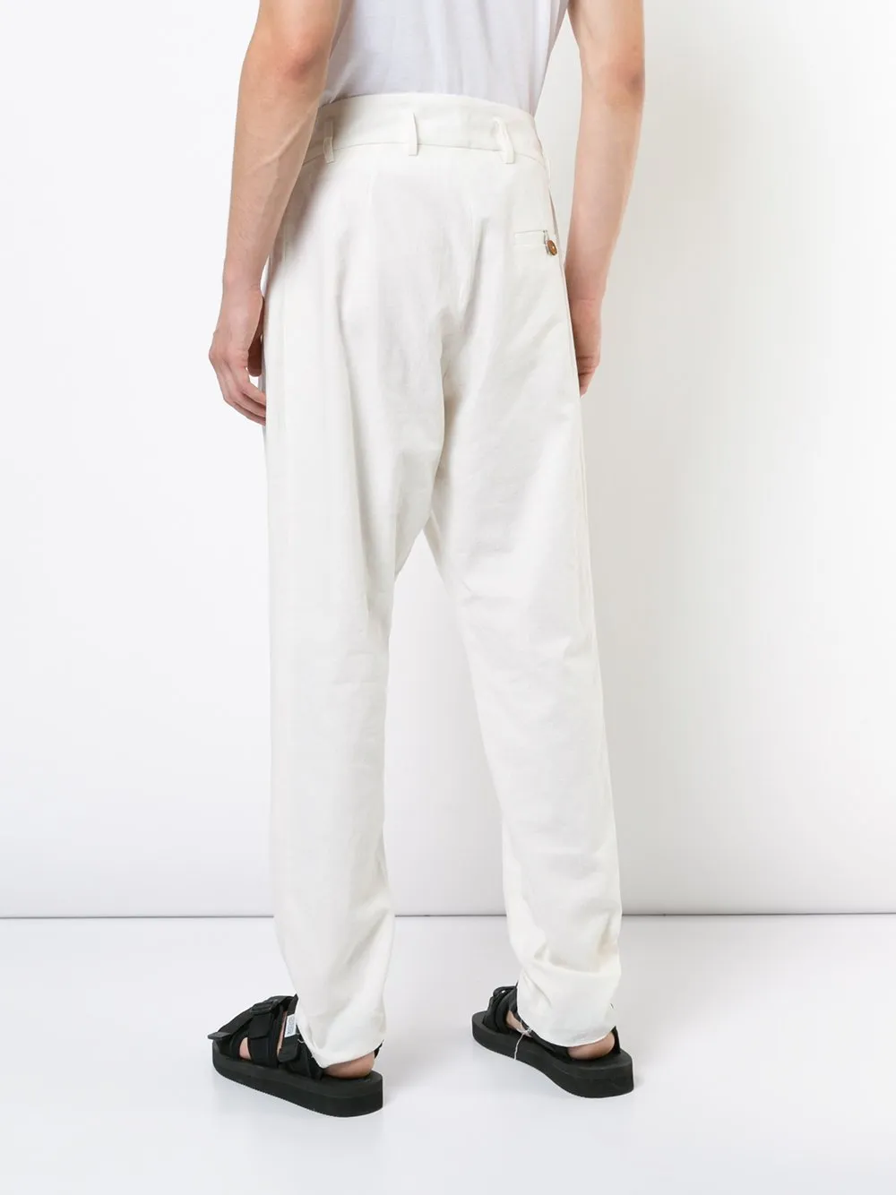 Woven Pleated Trousers